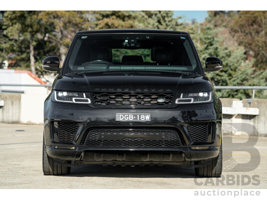 4/2018 Land Rover Range Rover Sport SDV6 HSE Dynamic (AWD) LW MY18 4d Wagon Ultimate Black Metallic Twin Turbo Diesel V6 3.0L
