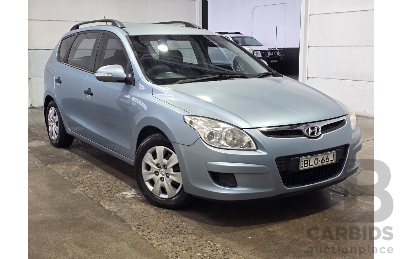 7/2009 Hyundai I30 cw SX 2.0L FWD MY09 4 Door Wagon Blue