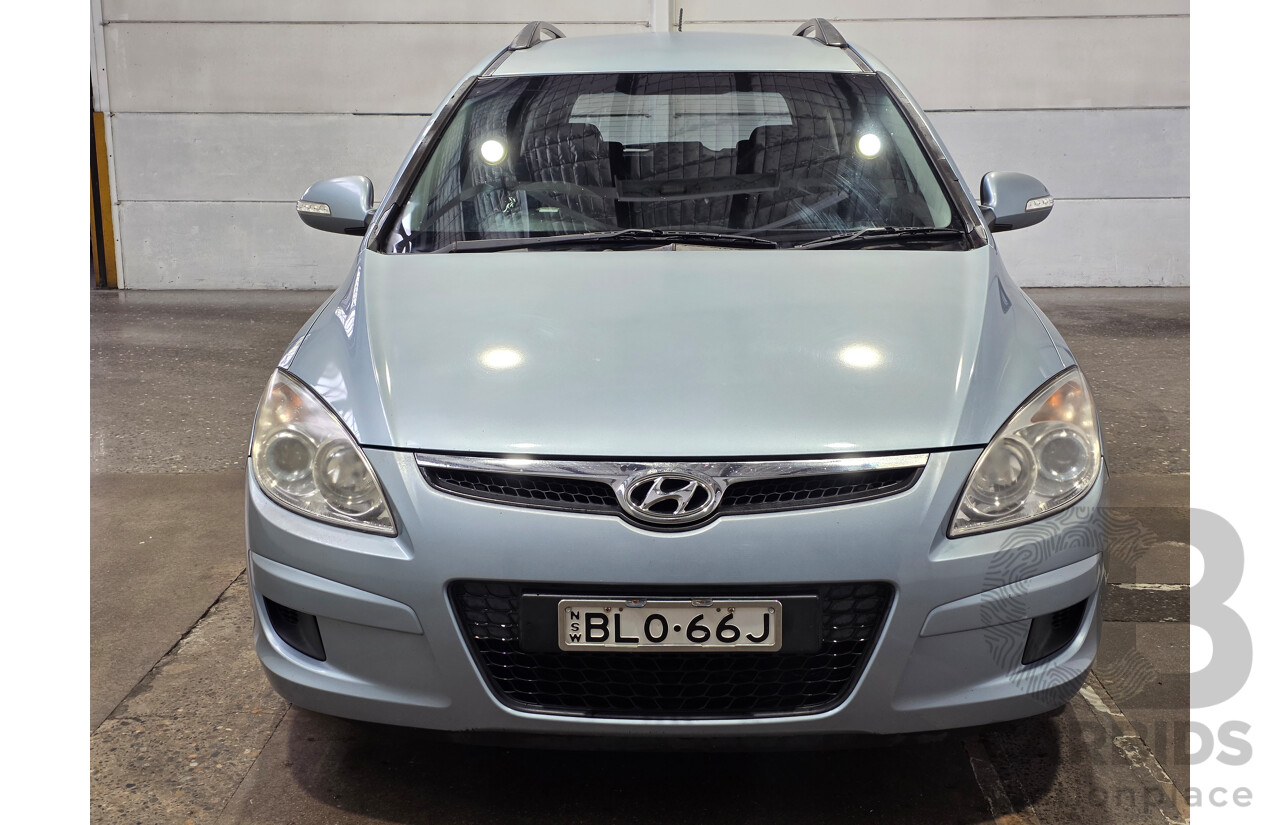 7/2009 Hyundai I30 cw SX 2.0L FWD MY09 4 Door Wagon Blue