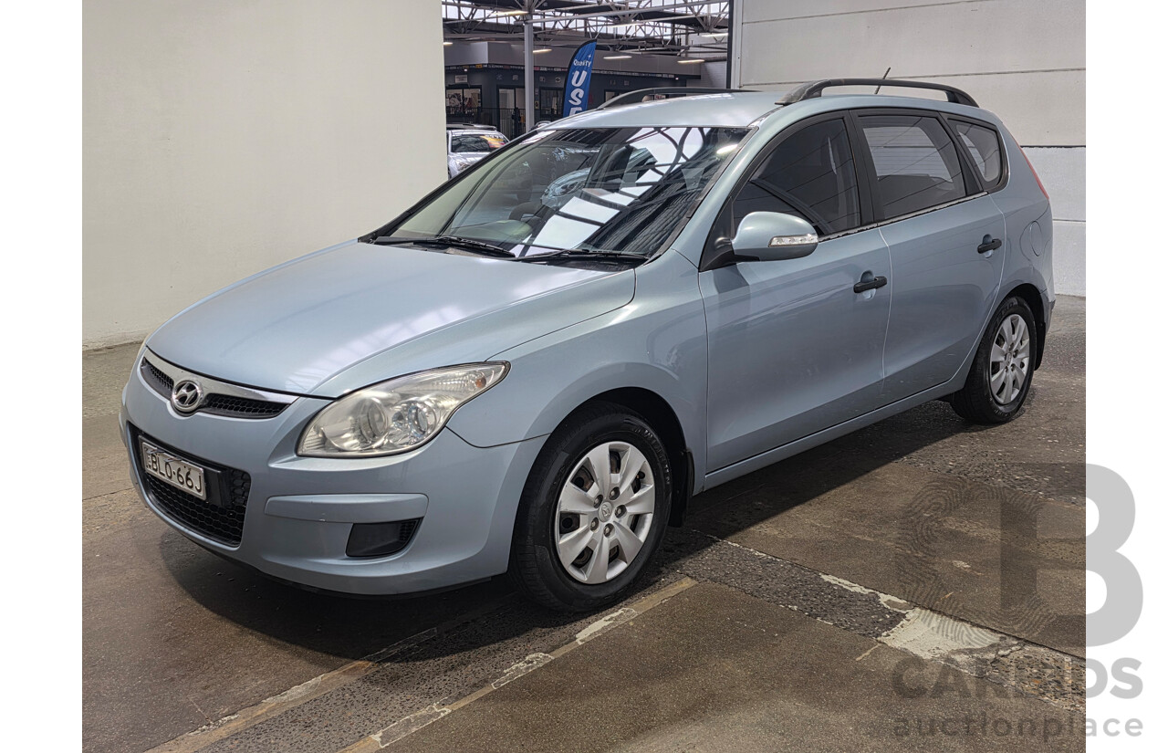 7/2009 Hyundai I30 cw SX 2.0L FWD MY09 4 Door Wagon Blue