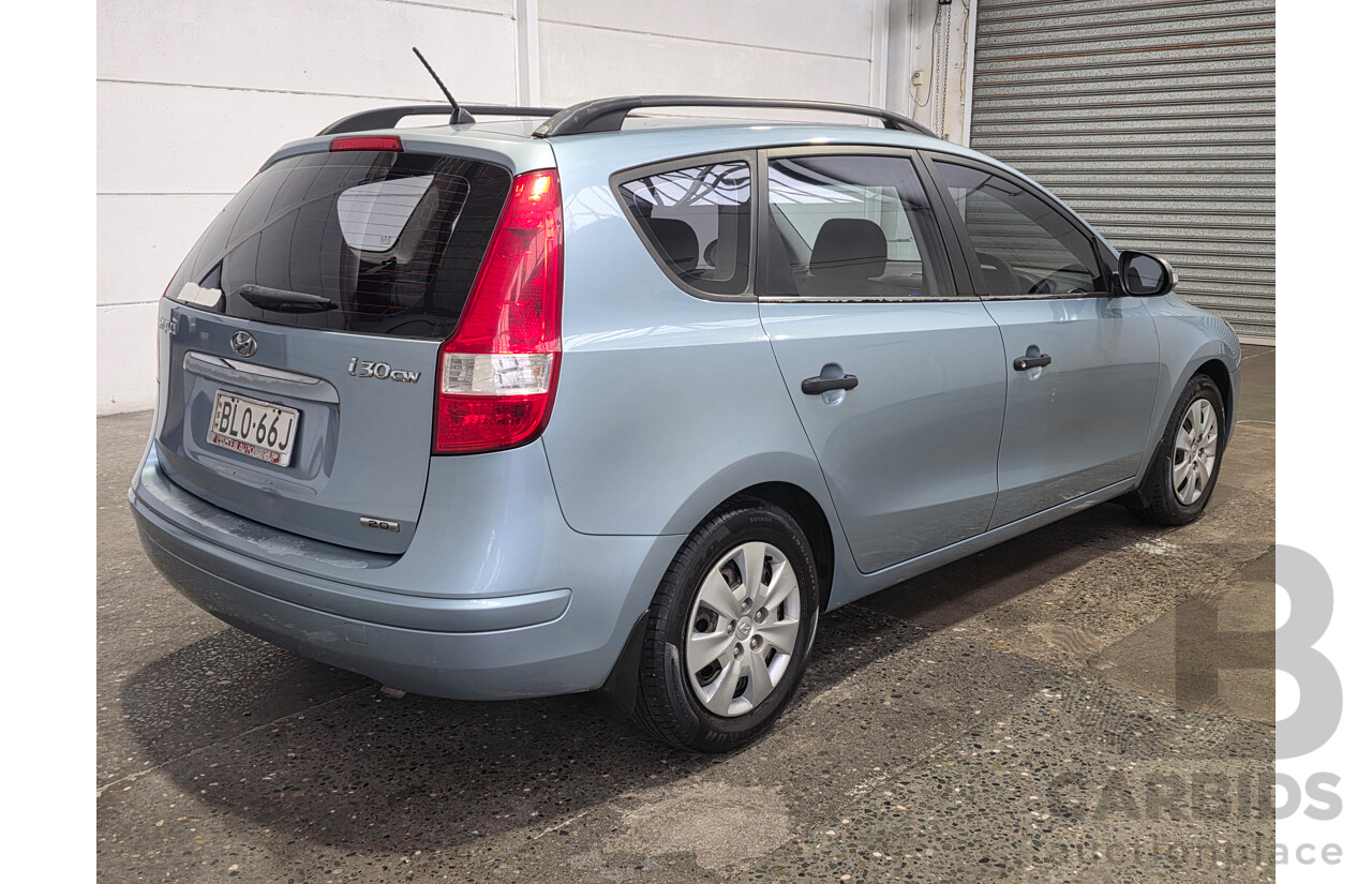 7/2009 Hyundai I30 cw SX 2.0L FWD MY09 4 Door Wagon Blue
