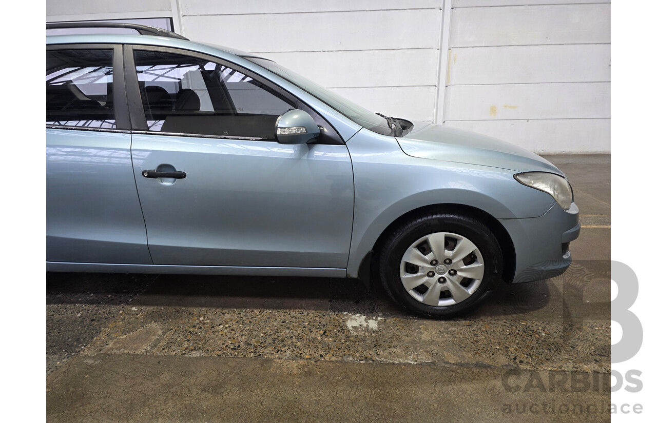 7/2009 Hyundai I30 cw SX 2.0L FWD MY09 4 Door Wagon Blue