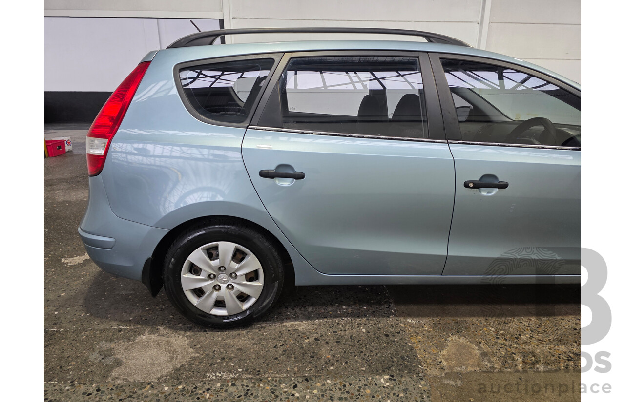 7/2009 Hyundai I30 cw SX 2.0L FWD MY09 4 Door Wagon Blue