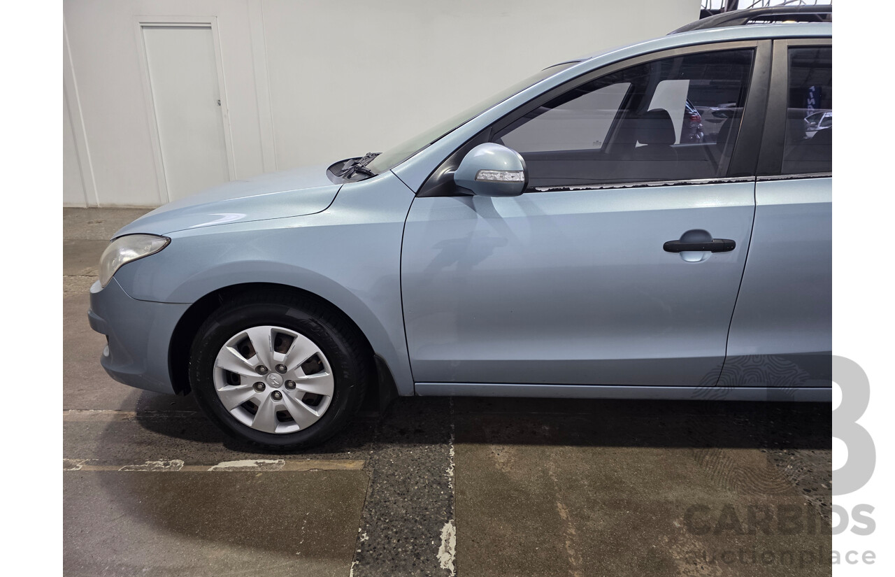 7/2009 Hyundai I30 cw SX 2.0L FWD MY09 4 Door Wagon Blue
