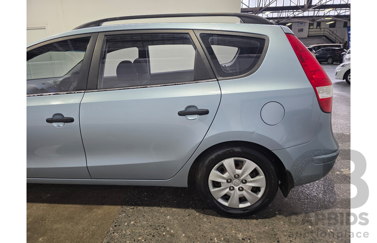 7/2009 Hyundai I30 cw SX 2.0L FWD MY09 4 Door Wagon Blue