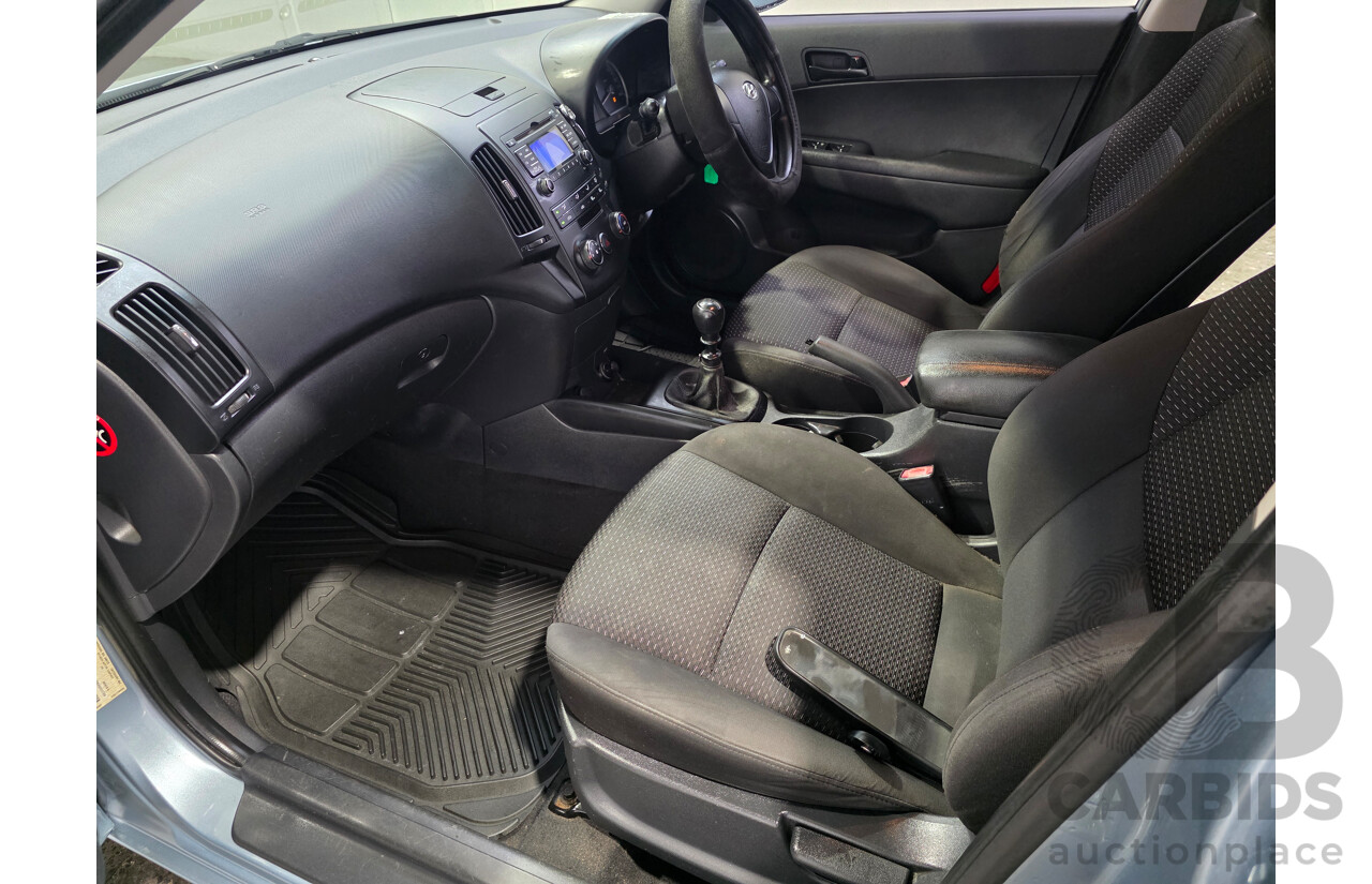 7/2009 Hyundai I30 cw SX 2.0L FWD MY09 4 Door Wagon Blue