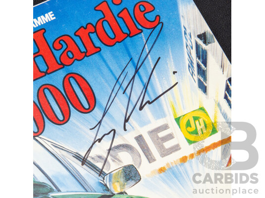 Vintage Signed James Hardie 1000 Official Race Program, 1984