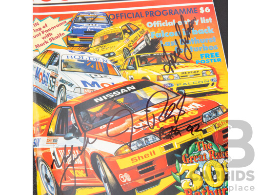 Vintage Signed Tooheys 1000 Official Race Program, 1992
