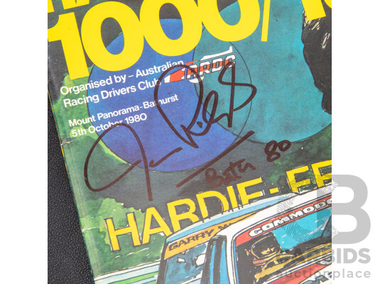 Vintage Hardie/Ferodo 100 Signed Official Race Programme, 1980