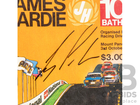 1660790 · Signed Official James Hardie Bathurst 1000 1982 Race Program