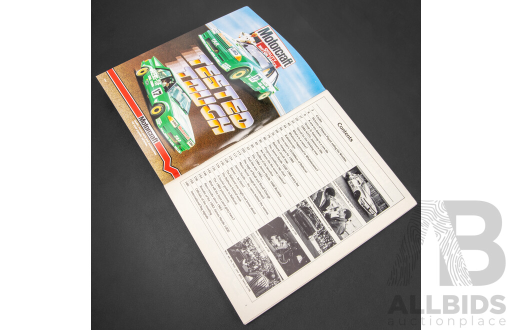 Vintage Signed James Hardie 1000 Official Race Program, 1984