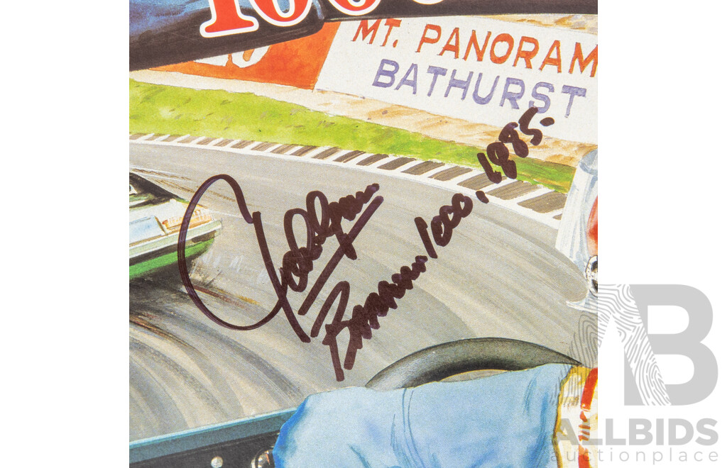 Vintage Signed James Hardie 1000 Official Race Program, 1985