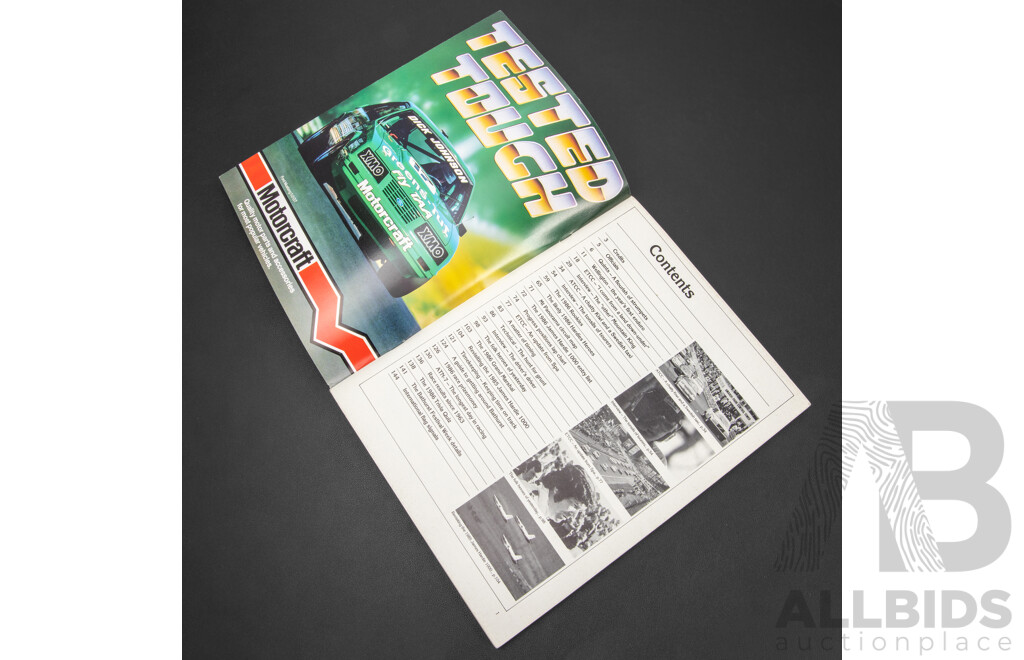 Vintage Signed James Hardie 1000 Official Race Program, 1986