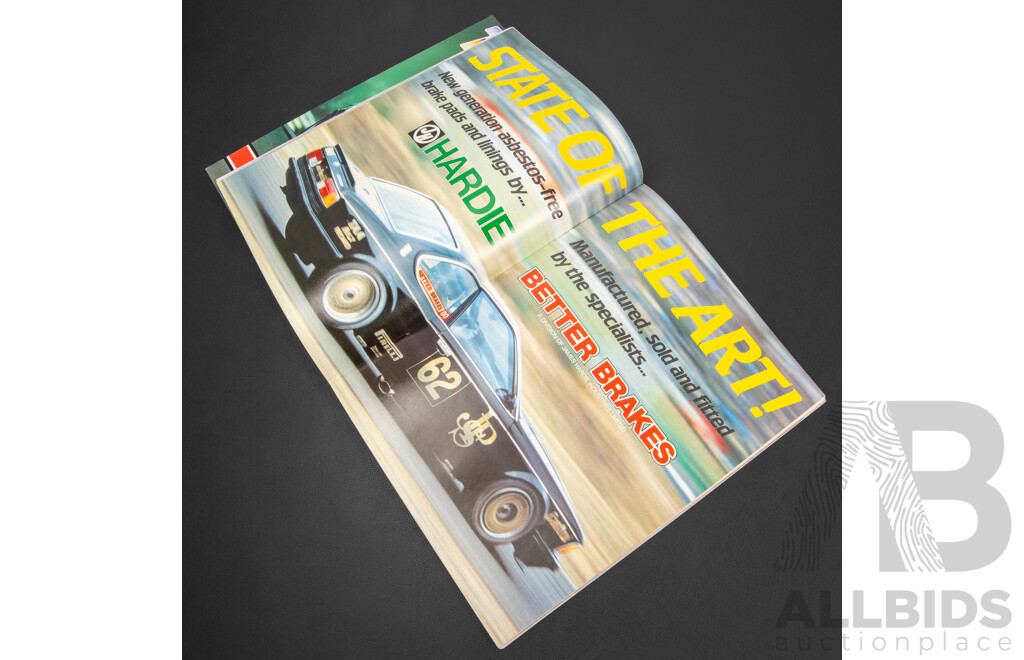 Vintage Signed James Hardie 1000 Official Race Program, 1986