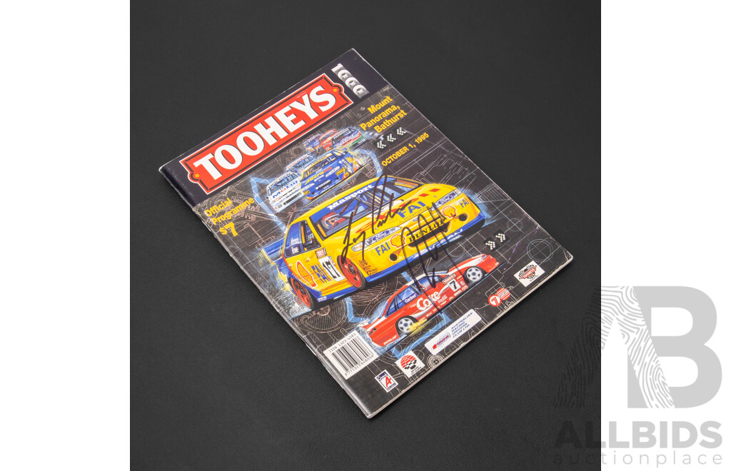 Vintage Signed Tooheys 1000 Race Program, 1995