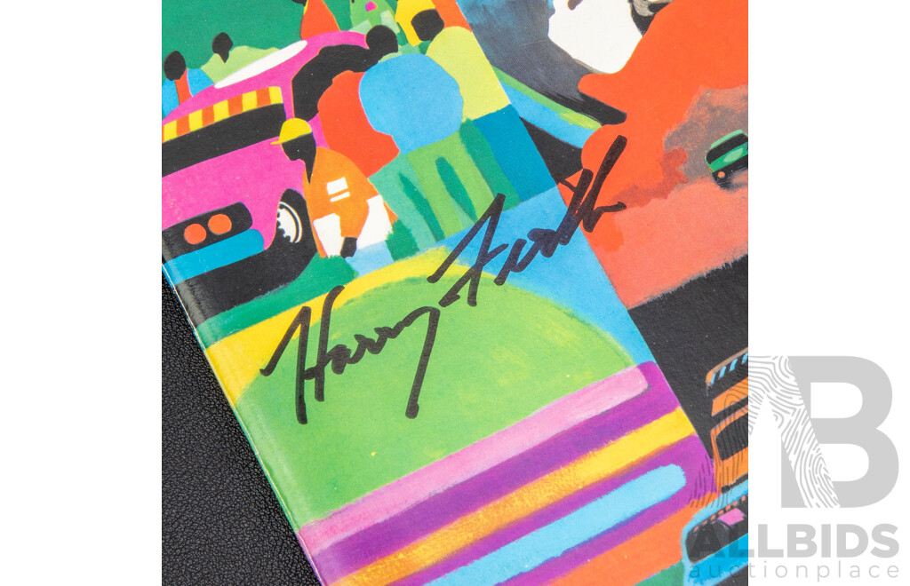 Vintage Signed Hardie Ferodo 500 Official Race Program, 1972