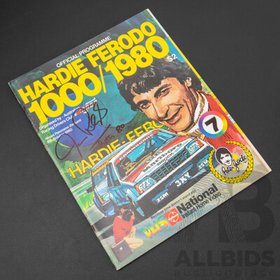 Vintage Hardie/Ferodo 100 Signed Official Race Programme, 1980