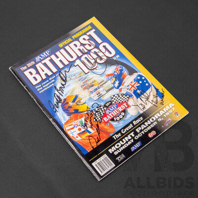 Vintage Signed AMP Bathurst 1000 Race Program, 1997