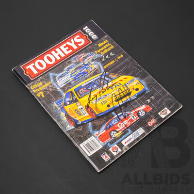 Vintage Signed Tooheys 1000 Race Program, 1995