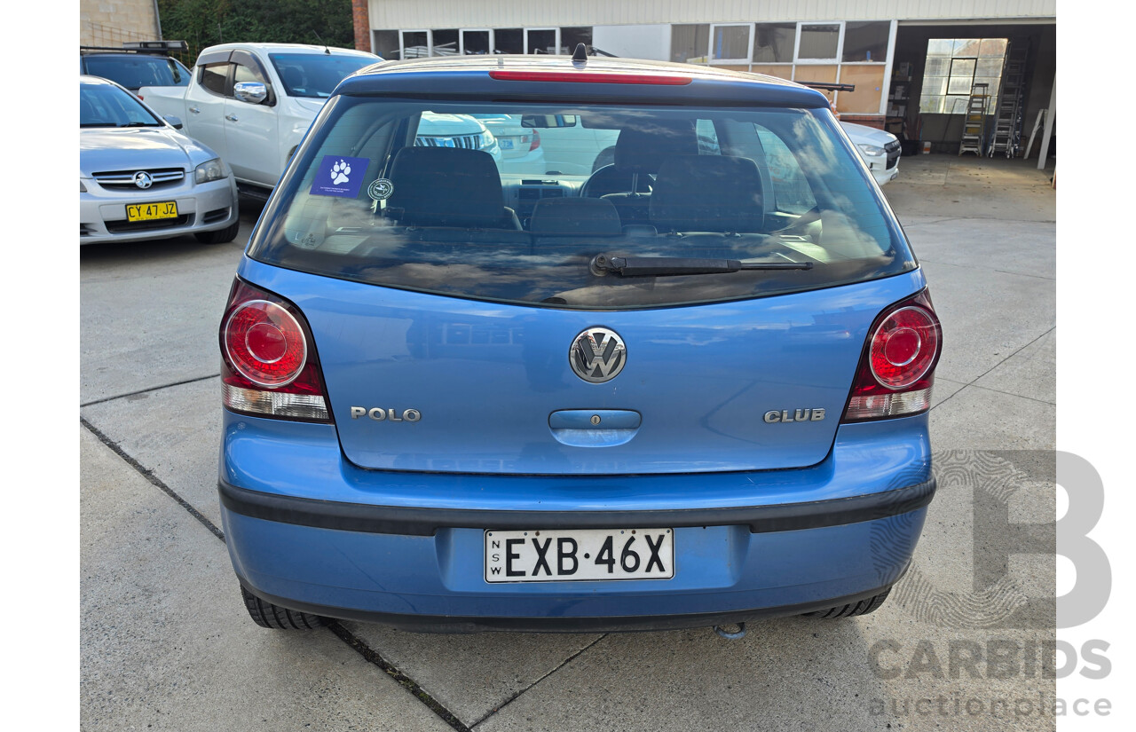 7/2006 Volkswagen Polo CLUB 9N MY06 UPGRADE 3d Hatchback Blue 1.4L