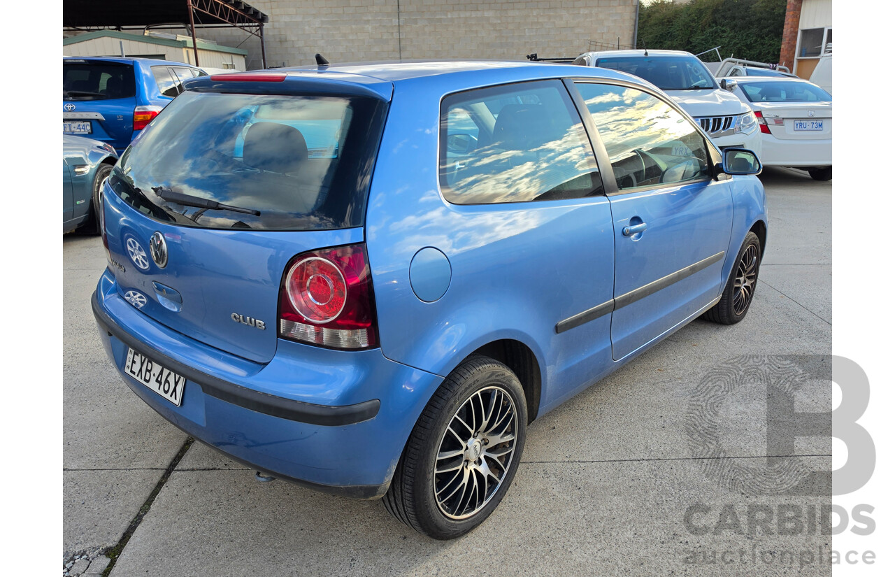 7/2006 Volkswagen Polo CLUB 9N MY06 UPGRADE 3d Hatchback Blue 1.4L