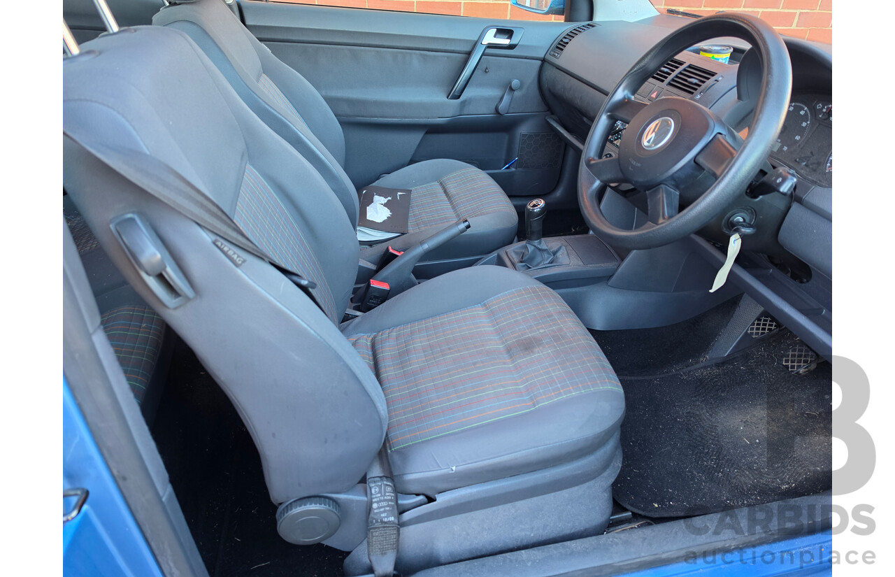 7/2006 Volkswagen Polo CLUB 9N MY06 UPGRADE 3d Hatchback Blue 1.4L