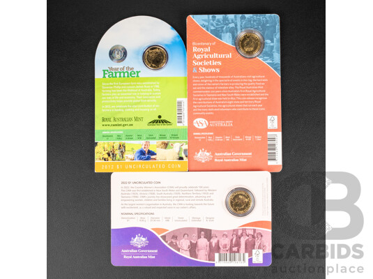 1660984 · Three Australian RAM Commemorative coins 2020 and 2012