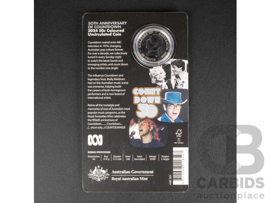 1660982 · Australian 2024 Fifty Cent Coin, Countdown