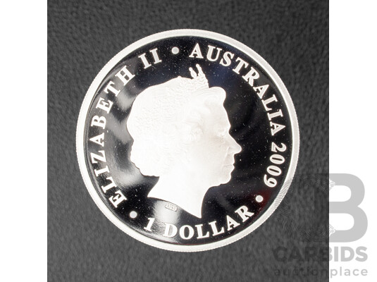 1660973 · Australian Perth Mint 2009 Silver Proof One Dollar Coin.World Masters .999