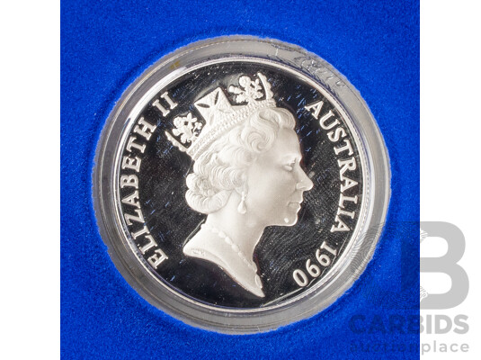 1660967 · Australian RAM 1990 Silver Ten Dollar Coin, Birds of Australia, Cockatoo .925