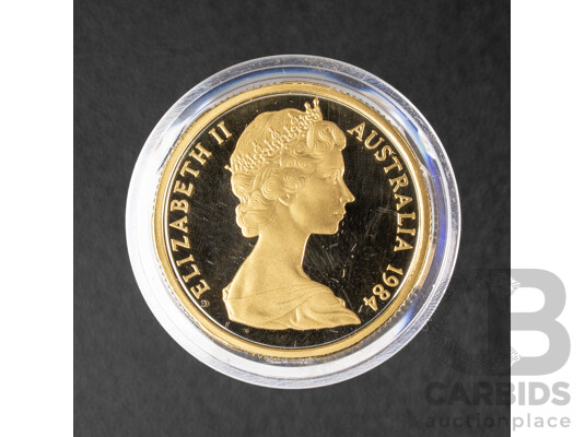 1660957 · Australian RAM 1984 Proof One Dollar Coin, Year of First Issue