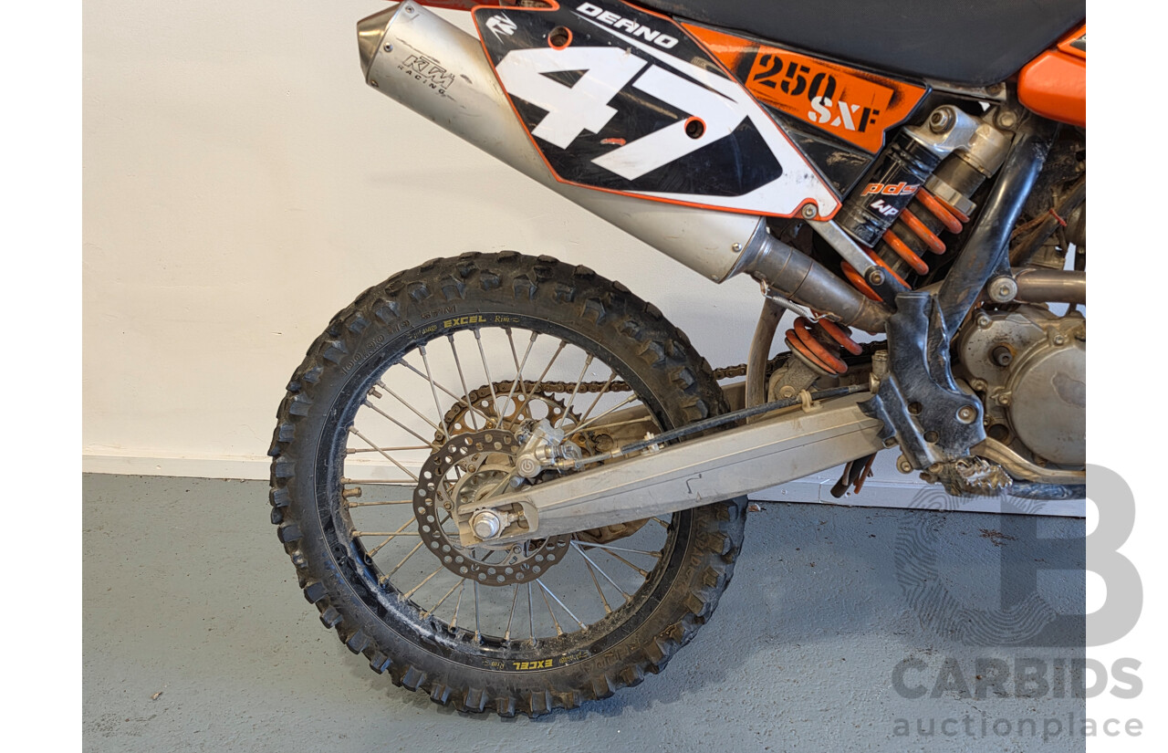 2005 KTM250XF Motocross Motorcycle - Offroad
