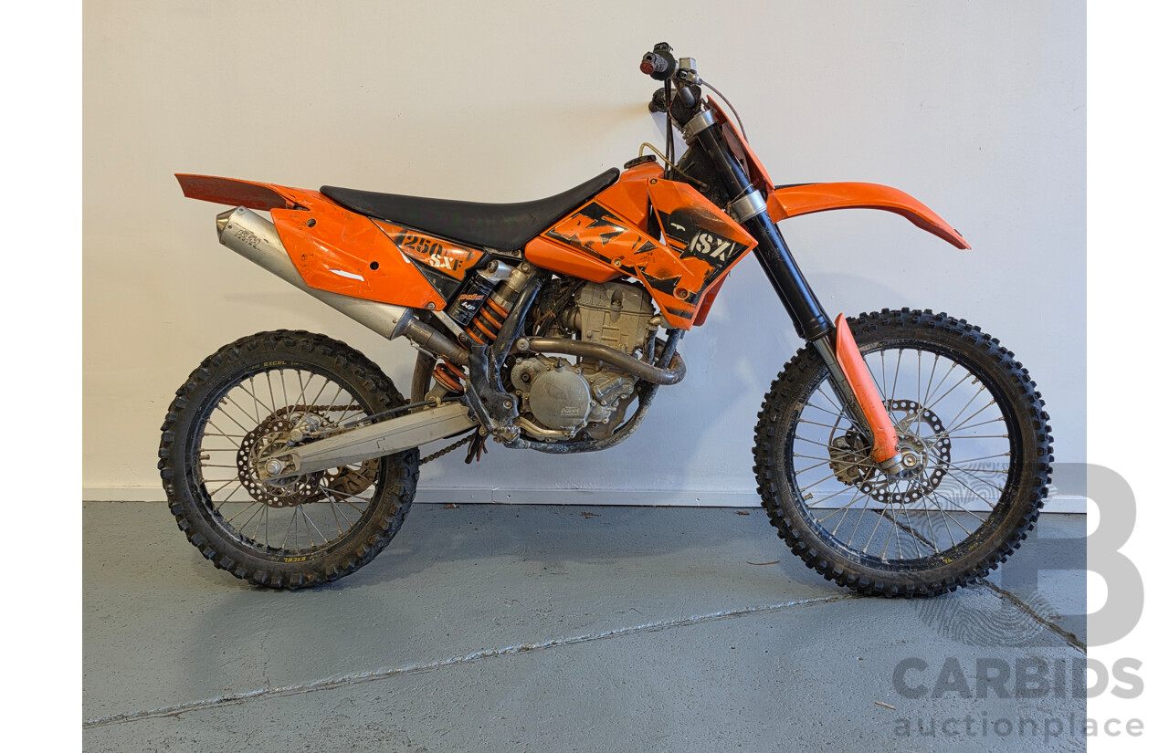 2005 KTM250XF Motocross Motorcycle - Offroad