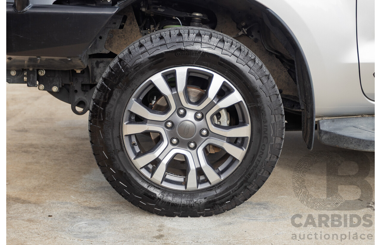 7/2017 Ford Ranger Wildtrak 3.2 (4x4) PX MKII MY17 Update Dual Cab P/Up Ingot Silver Metallic Turbo Diesel 3.2L