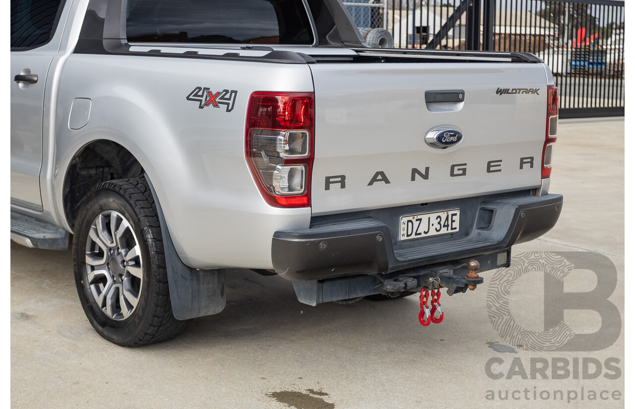 7/2017 Ford Ranger Wildtrak 3.2 (4x4) PX MKII MY17 Update Dual Cab P/Up Ingot Silver Metallic Turbo Diesel 3.2L