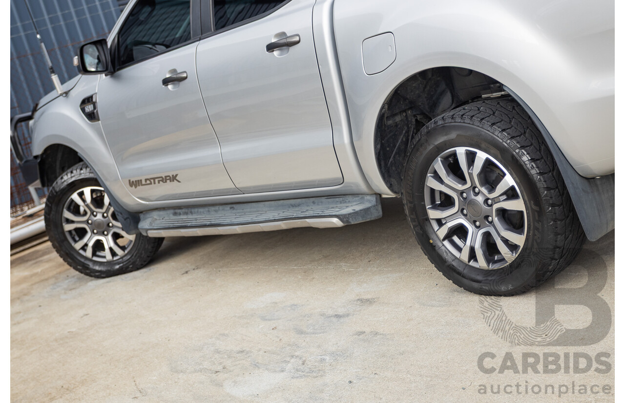 7/2017 Ford Ranger Wildtrak 3.2 (4x4) PX MKII MY17 Update Dual Cab P/Up Ingot Silver Metallic Turbo Diesel 3.2L