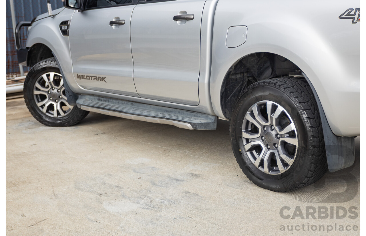 7/2017 Ford Ranger Wildtrak 3.2 (4x4) PX MKII MY17 Update Dual Cab P/Up Ingot Silver Metallic Turbo Diesel 3.2L