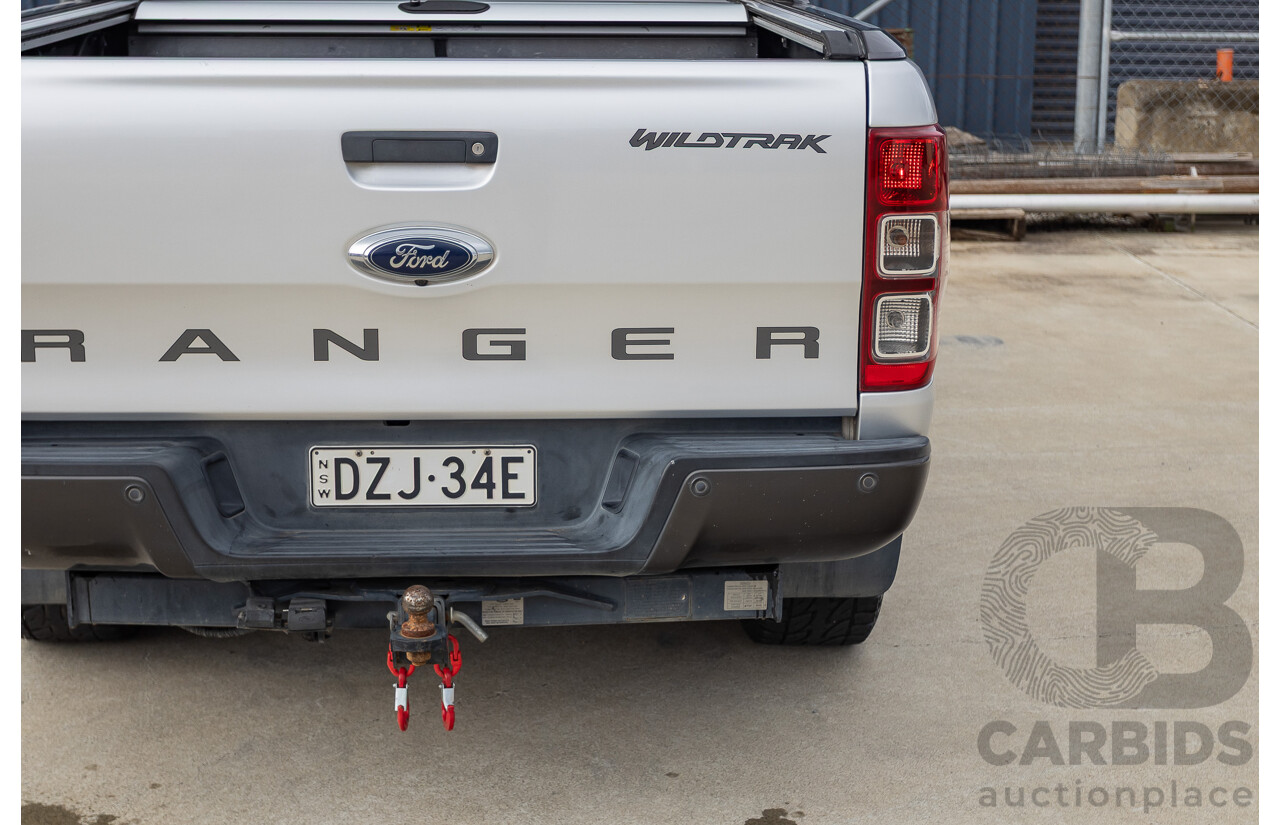 7/2017 Ford Ranger Wildtrak 3.2 (4x4) PX MKII MY17 Update Dual Cab P/Up Ingot Silver Metallic Turbo Diesel 3.2L