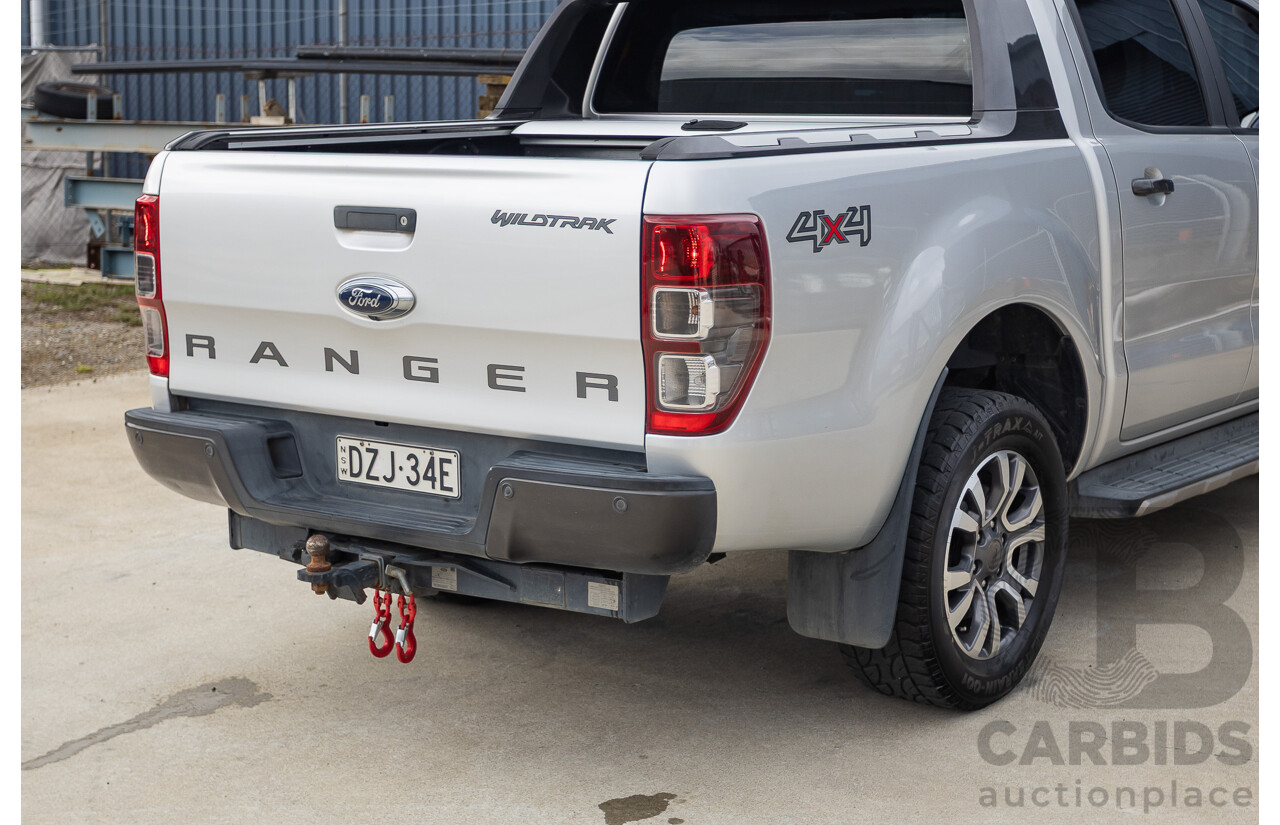 7/2017 Ford Ranger Wildtrak 3.2 (4x4) PX MKII MY17 Update Dual Cab P/Up Ingot Silver Metallic Turbo Diesel 3.2L