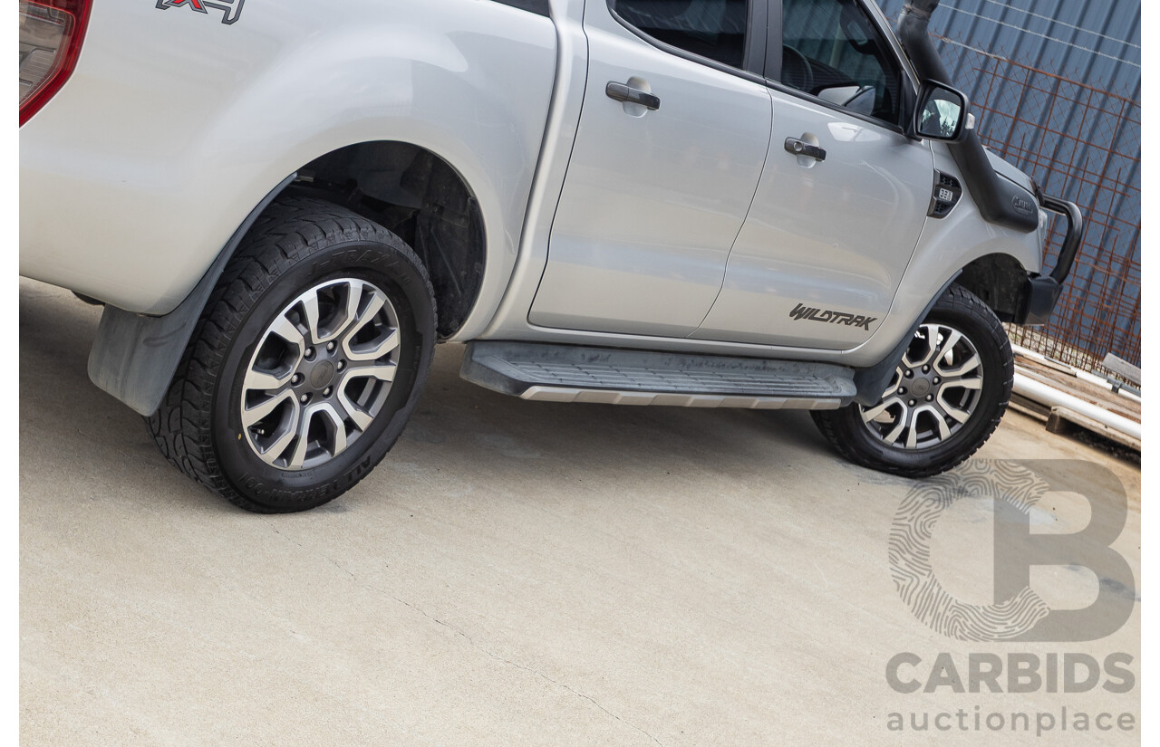 7/2017 Ford Ranger Wildtrak 3.2 (4x4) PX MKII MY17 Update Dual Cab P/Up Ingot Silver Metallic Turbo Diesel 3.2L