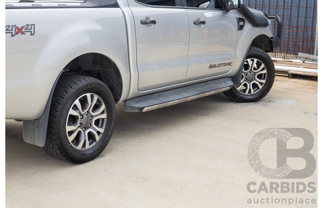 7/2017 Ford Ranger Wildtrak 3.2 (4x4) PX MKII MY17 Update Dual Cab P/Up Ingot Silver Metallic Turbo Diesel 3.2L