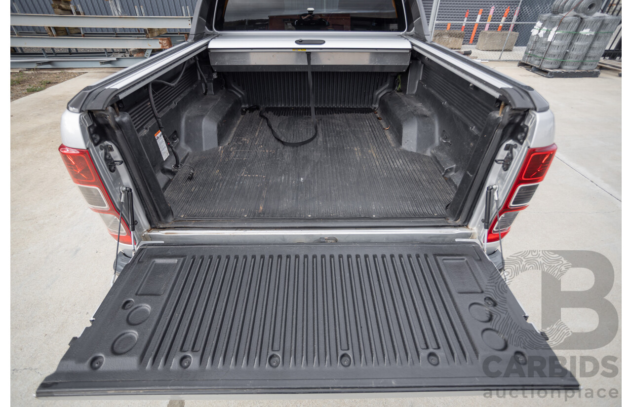 7/2017 Ford Ranger Wildtrak 3.2 (4x4) PX MKII MY17 Update Dual Cab P/Up Ingot Silver Metallic Turbo Diesel 3.2L