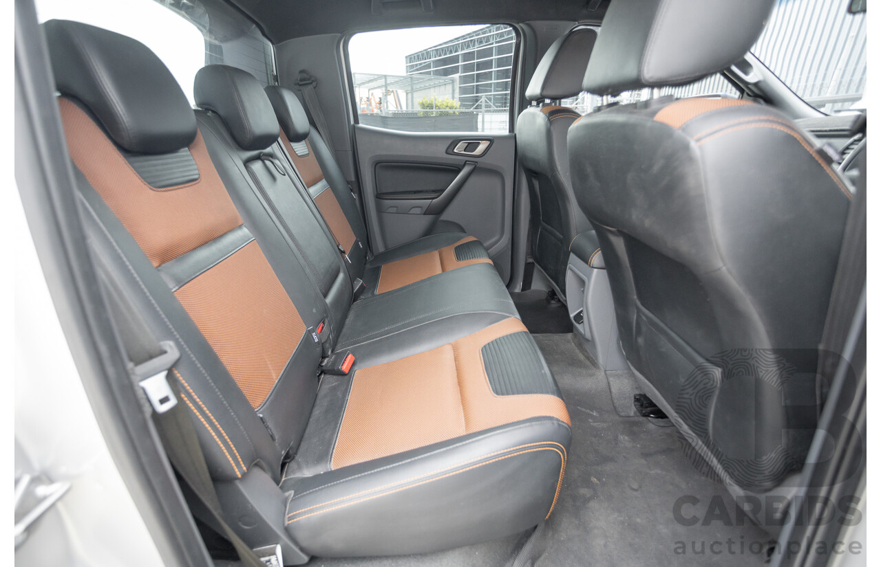 7/2017 Ford Ranger Wildtrak 3.2 (4x4) PX MKII MY17 Update Dual Cab P/Up Ingot Silver Metallic Turbo Diesel 3.2L