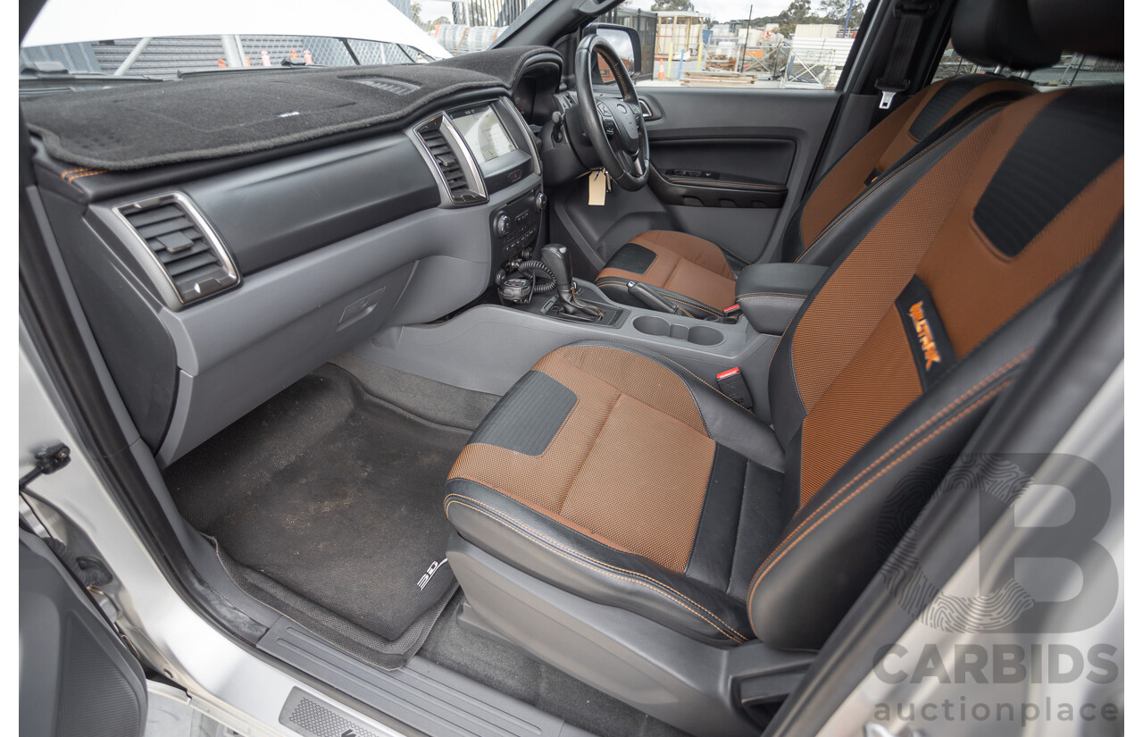 7/2017 Ford Ranger Wildtrak 3.2 (4x4) PX MKII MY17 Update Dual Cab P/Up Ingot Silver Metallic Turbo Diesel 3.2L