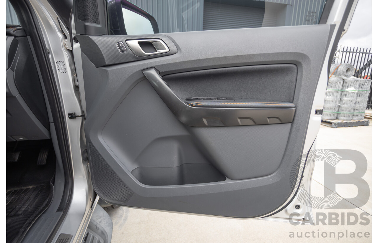 7/2017 Ford Ranger Wildtrak 3.2 (4x4) PX MKII MY17 Update Dual Cab P/Up Ingot Silver Metallic Turbo Diesel 3.2L