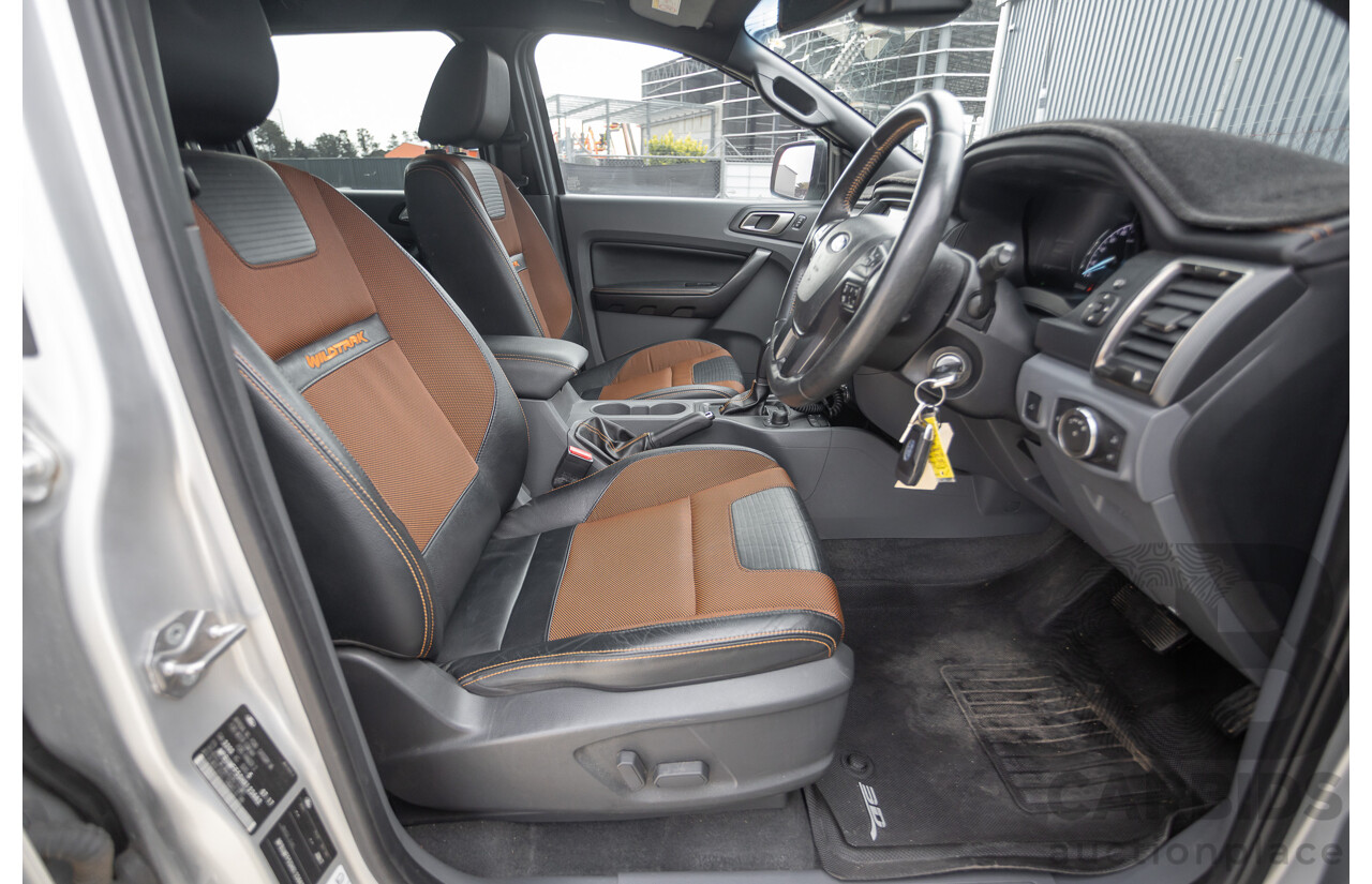 7/2017 Ford Ranger Wildtrak 3.2 (4x4) PX MKII MY17 Update Dual Cab P/Up Ingot Silver Metallic Turbo Diesel 3.2L