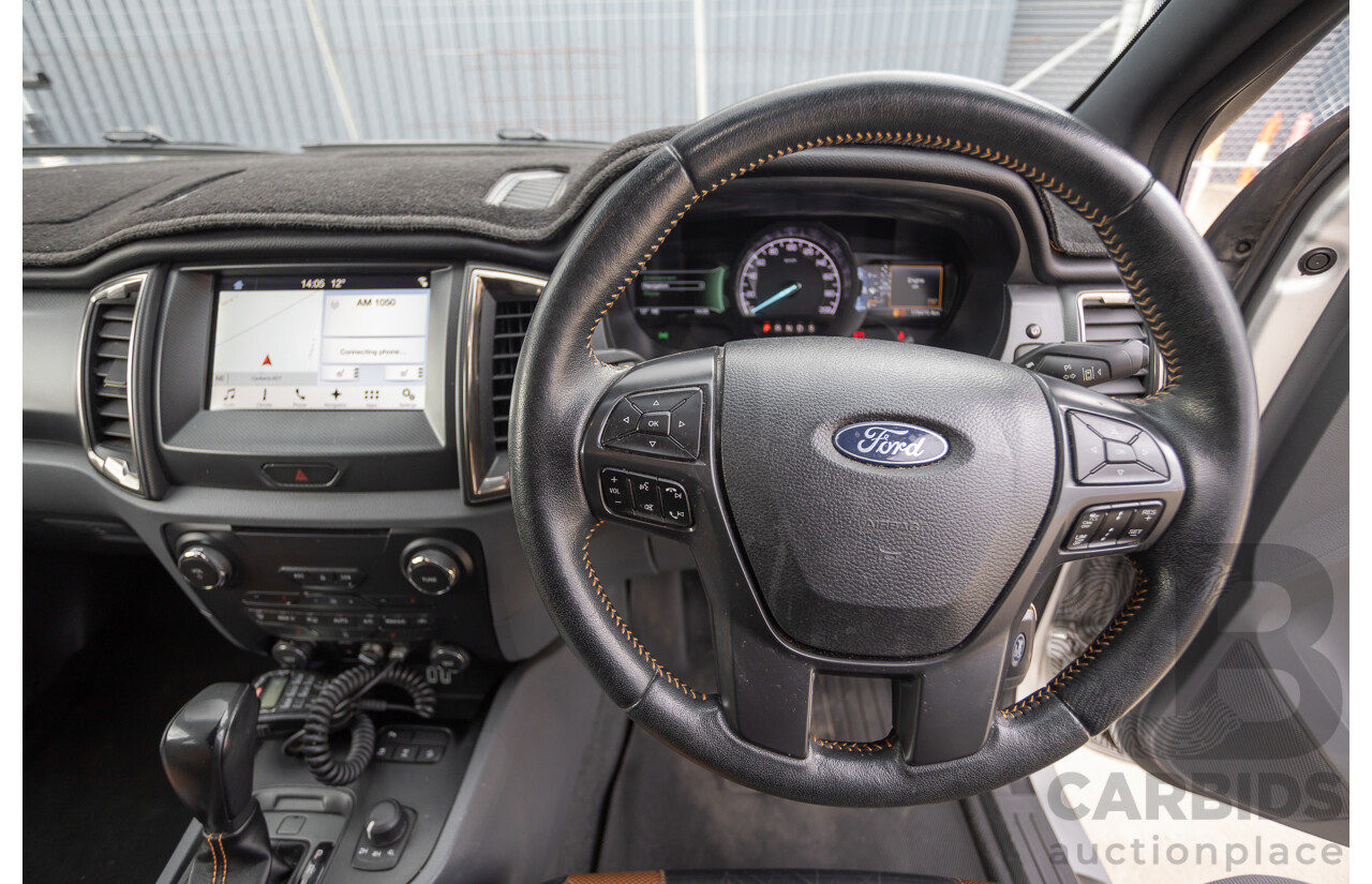 7/2017 Ford Ranger Wildtrak 3.2 (4x4) PX MKII MY17 Update Dual Cab P/Up Ingot Silver Metallic Turbo Diesel 3.2L
