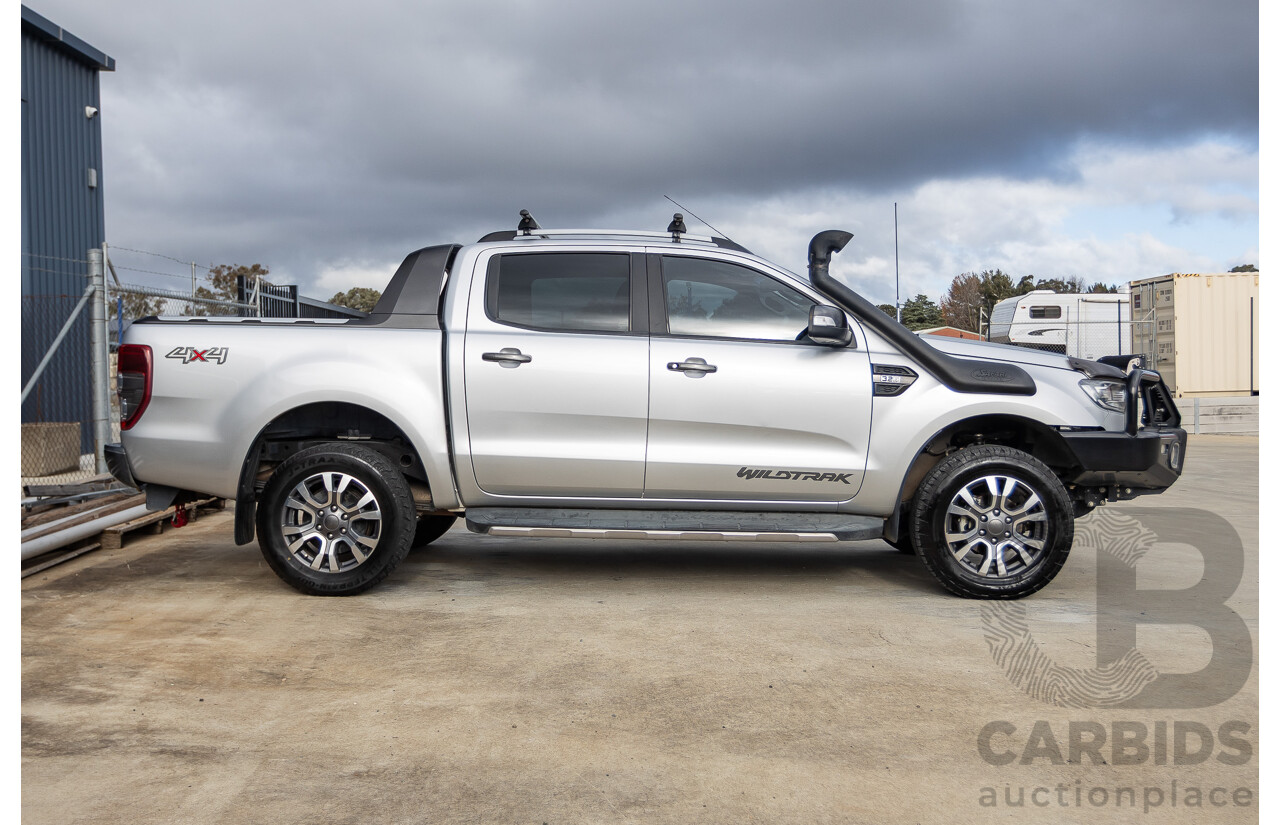 7/2017 Ford Ranger Wildtrak 3.2 (4x4) PX MKII MY17 Update Dual Cab P/Up Ingot Silver Metallic Turbo Diesel 3.2L