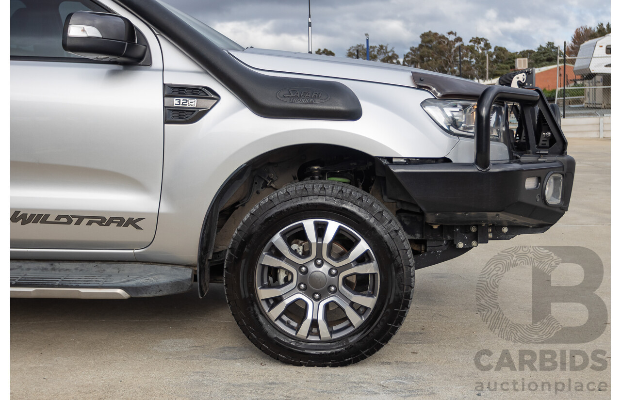 7/2017 Ford Ranger Wildtrak 3.2 (4x4) PX MKII MY17 Update Dual Cab P/Up Ingot Silver Metallic Turbo Diesel 3.2L