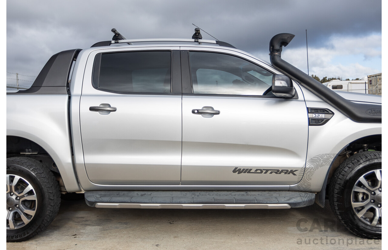 7/2017 Ford Ranger Wildtrak 3.2 (4x4) PX MKII MY17 Update Dual Cab P/Up Ingot Silver Metallic Turbo Diesel 3.2L